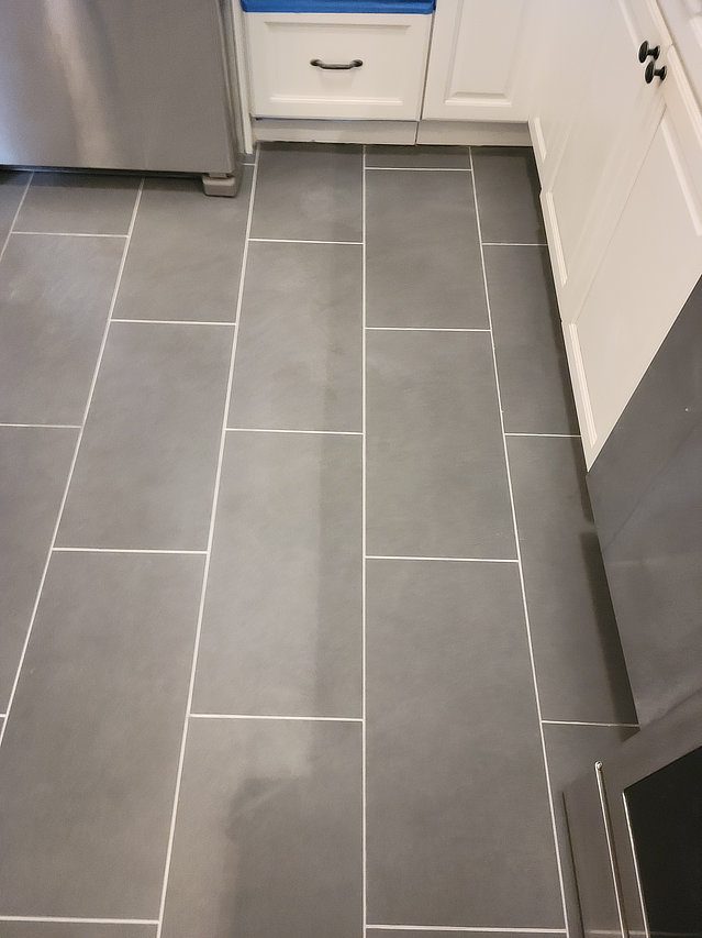 Tile surface after color seal service